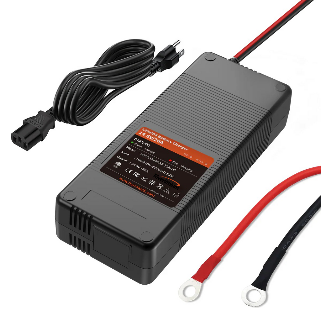 Riverlithium 14.6V 20A LiFePO4 Battery Charger